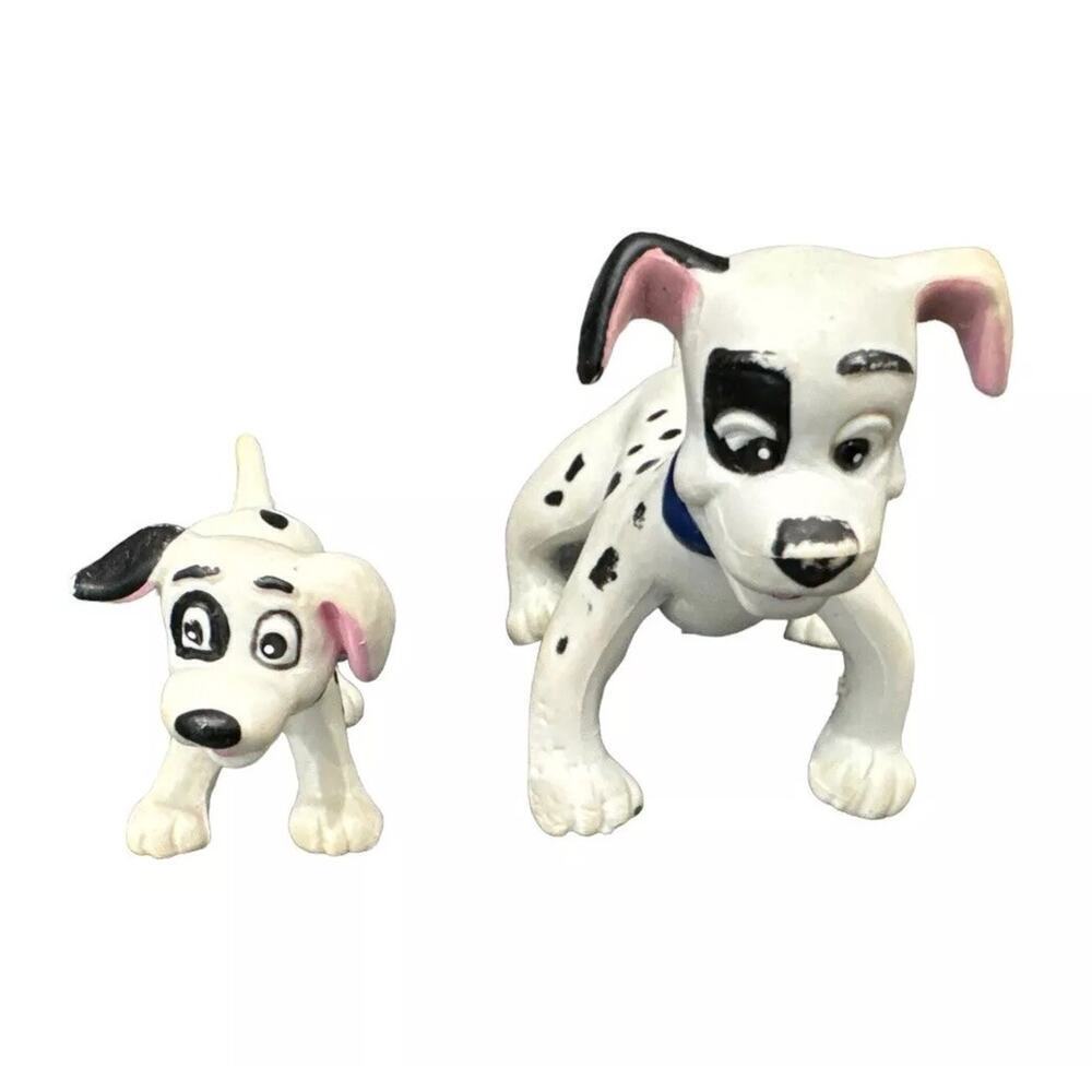 Disney 1990s 101 Dalmatians Patch Bendable Figures- Pup Patch & Older Patch